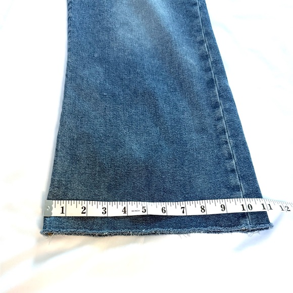 7 For All Mankind Jo Flare Cropped Jeans High Rise Luxe Vintage Kick Flare - Picture 9 of 14